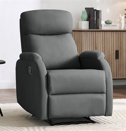 כורסת טלוויזיה דגם DENVER צבע אפור כהה מתצוגה ועודפים - argoflex