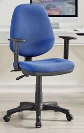 כסא מזכירה וסטודנט עם ידיות מתכווננות דגם Promax10 צבע כחול מתצוגה ועודפים - argoflex