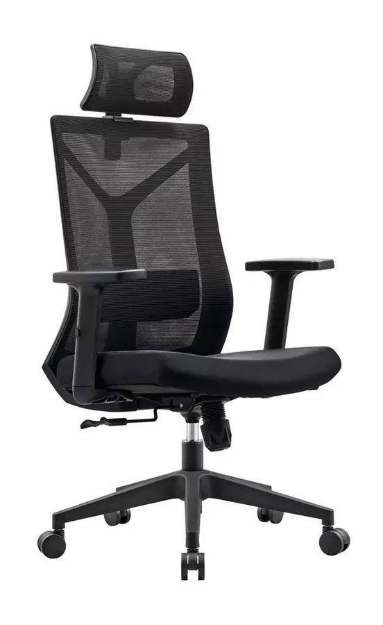 כסא מנהלים עם ידיות מתכווננות ומשענת ראש דגם XP-7  ****ללא אריזה מקורית