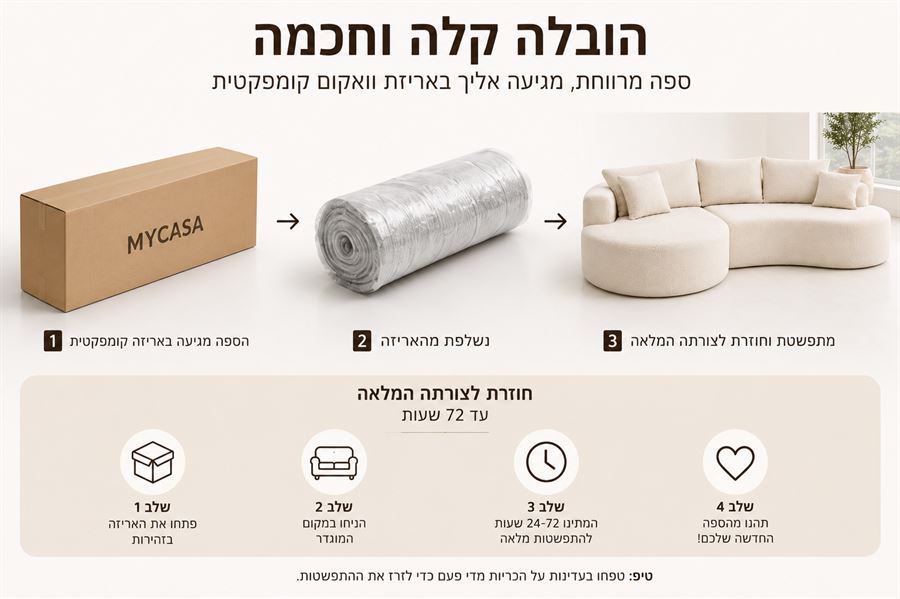 ספת אירוח מעוצבת דגם ELEGANCE מתצוגה ועודפים