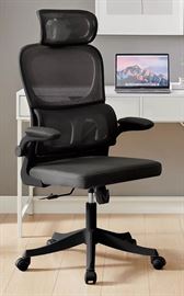 כסא מנהלים יוקרתי עם גב גבוה וידיות מתכווננות דגם TPX-10 צבע שחור מתצוגה ועודפים ***ללא אריזה מקורית - argoflex