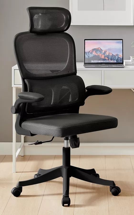 כסא מנהלים יוקרתי עם גב גבוה וידיות מתכווננות דגם TPX-10 צבע שחור מתצוגה ועודפים ***ללא אריזה מקורית