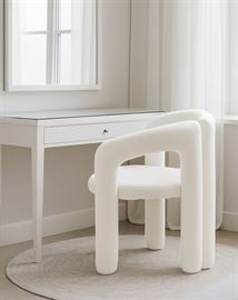 כסא בד מעוצב דגם Milano צבע שמנת במכירה מוקדמת 21 ימי עסקים - argoflex