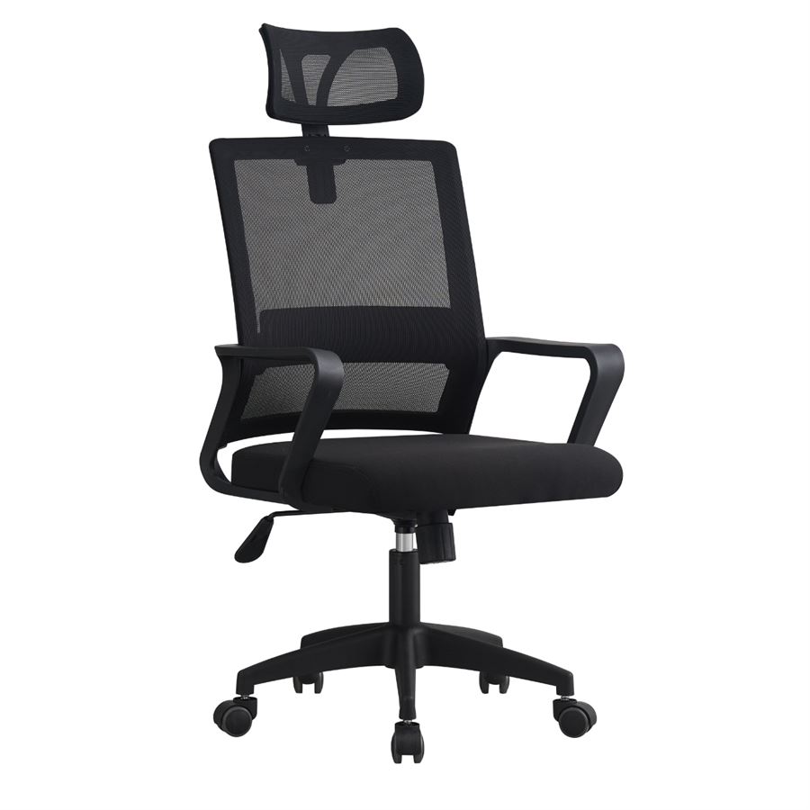 כסא מנהלים איכותי עם גב גבוה ומשענת ראש דגם ROSS מתצוגה ועודפים