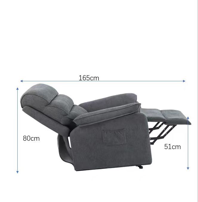 כורסת קימה חשמלית COMFY EASY LIFT צבע אפור כהה ***מורכב לאיסוף עצמי בלבד