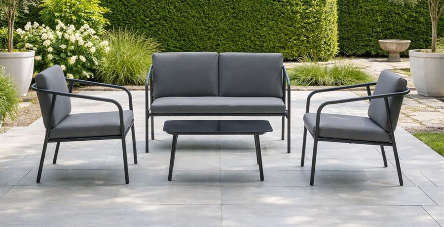 מערכת ישיבה לחצר כולל שולחן תואם דגם Granada במכירה מוקדמת 45 ימי עסקים