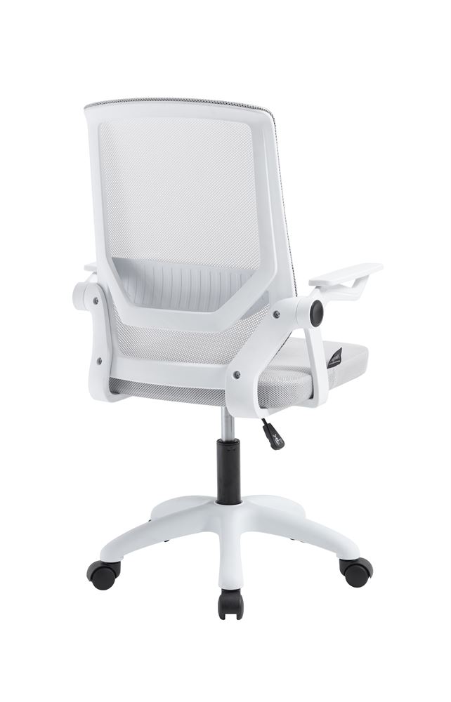 כסא מחשב עם ידיות מתכוננות דגם Fred צבע לבן ***ללא אריזה מקורית