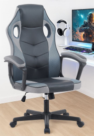 כסא גיימינג במכירה מוקדמת 21 ימי עסקים דגם Gamer צבע שחור אפור - argoflex