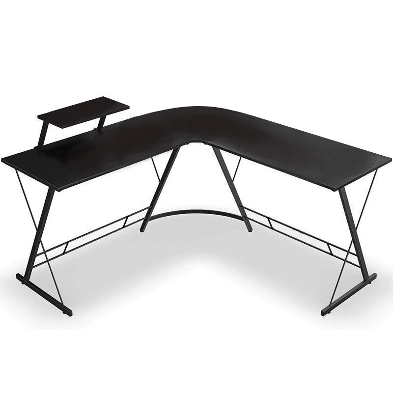 עמדת מחשב פינתית רחבה דגם DYNAMIC צבע שחור ***ללא אריזה מקורית מתצוגה ועודפים