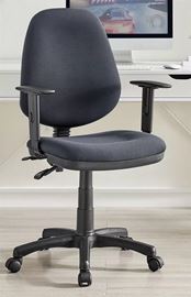 כסא מזכירה וסטודנט עם ידיות מתכווננות דגם Promax10 צבע אפור מתצוגה ועודפים - argoflex