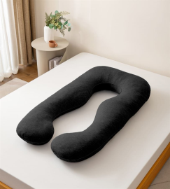 כרית הריון ויסקו מפנקת מבית B.k.import צבע אפור כהה - argoflex