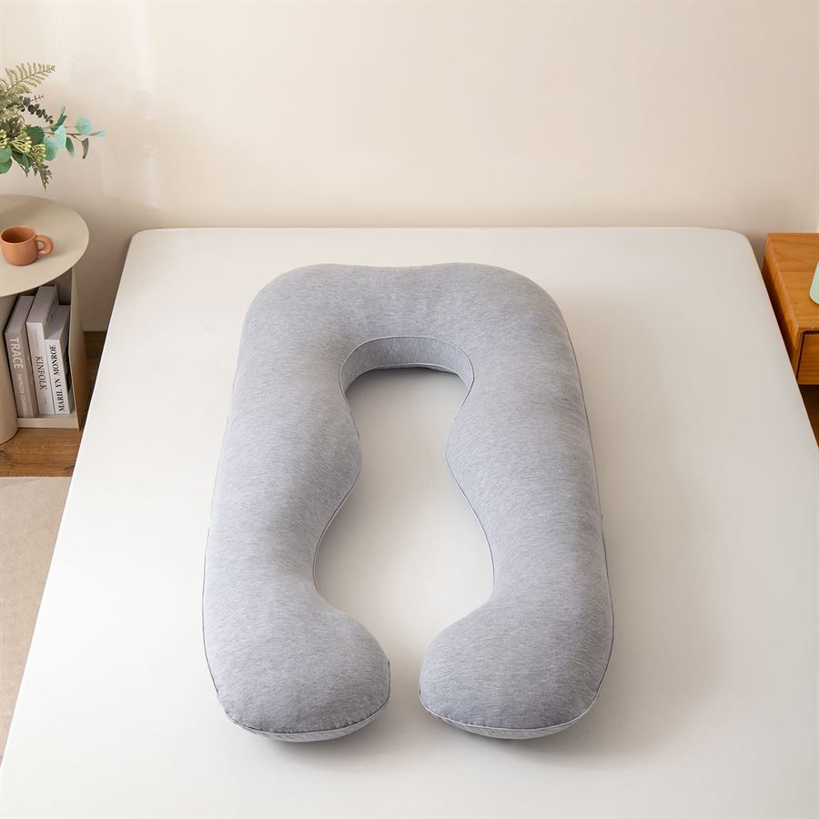 כרית הריון ויסקו מפנקת מבית B.k.import צבע אפור