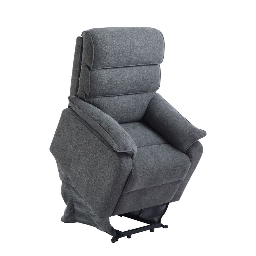 כורסת קימה חשמלית COMFY EASY LIFT צבע אפור כהה ***מורכב לאיסוף עצמי בלבד