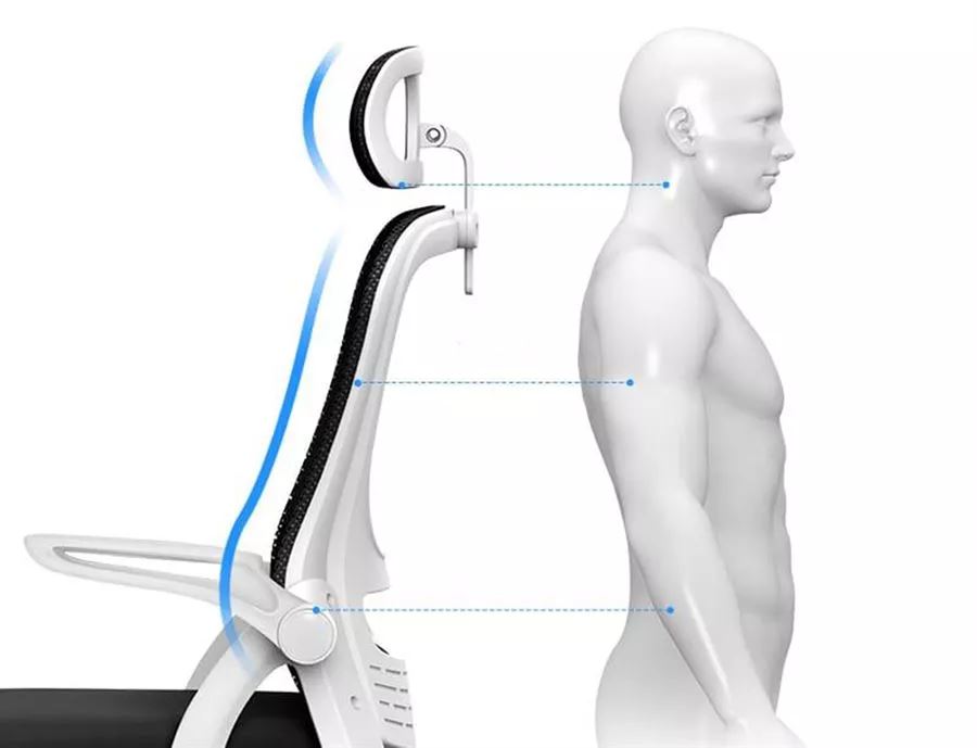 כסא מנהלים ארגונומי דגם XP-3 עם גב גבוה ומשענת ראש צבע שחור ***ללא אריזה מקורית