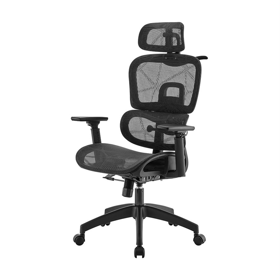 כסא מנהלים עם מושב HOLLOW וידיות 3D דגם TPX-18 ***ללא אריזה מקורית