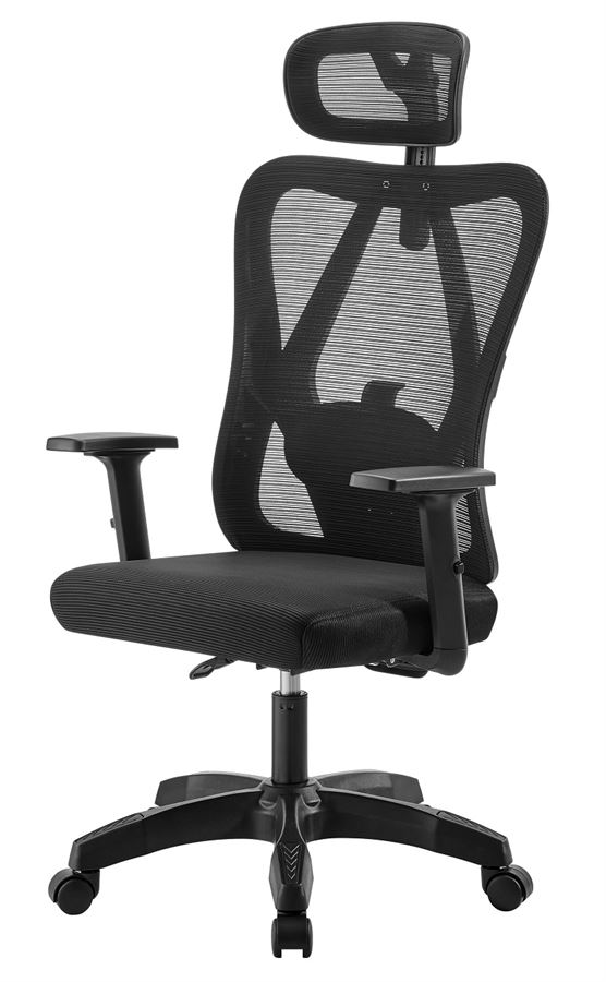 כסא מנהלים עם ידיות מתכווננות ותמיכה מיוחדת לגב דגם TPX-17 מתצוגה ועודפים ***ללא אריזה מקורית