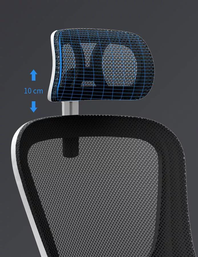 כסא מנהלים ארגונומי דגם XP-3 עם גב גבוה ומשענת ראש צבע שחור ***ללא אריזה מקורית