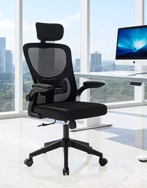 כסא מנהלים עם ידיות מתכווננות ומשענת ראש דגם XP-32 צבע שחור ***במכירה מוקדמת 30 ימי עסקים - argoflex