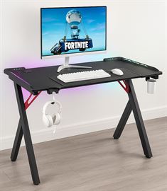 שולחן גיימינג מקצועי עם תאורה דגם Samurai במכירה מוקדמת 21 ימי עסקים - argoflex