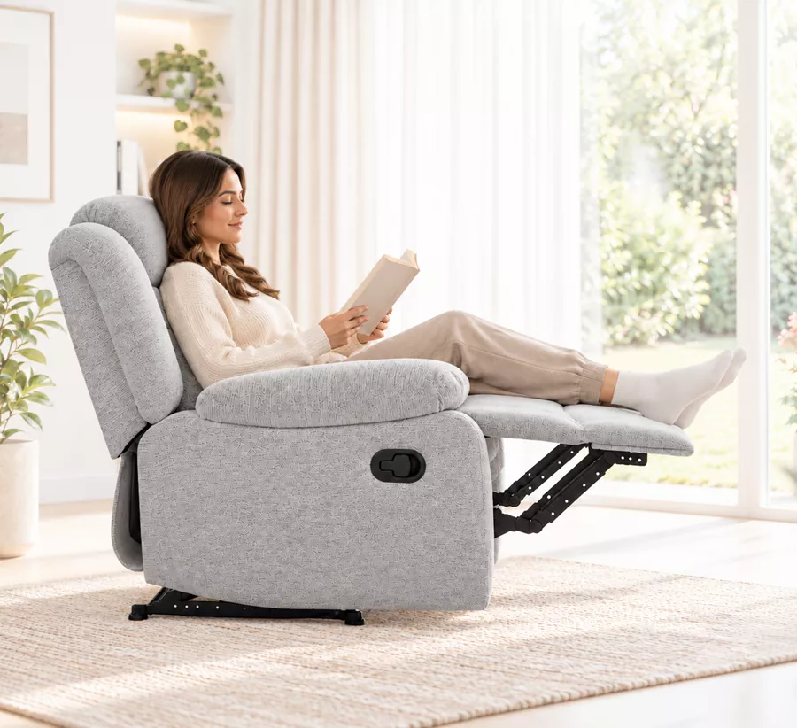 כורסת טלוויזיה ריקליינר דגם COMFORT צבע בז' ***במכירה מוקדמת 30 ימי עסקים