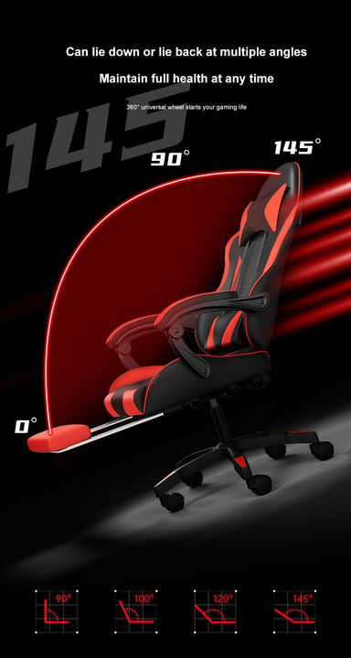 כסא גיימינג איכותי דגם PRO4 עם גב גבוה בצבע שחור ***ללא אריזה מקורית