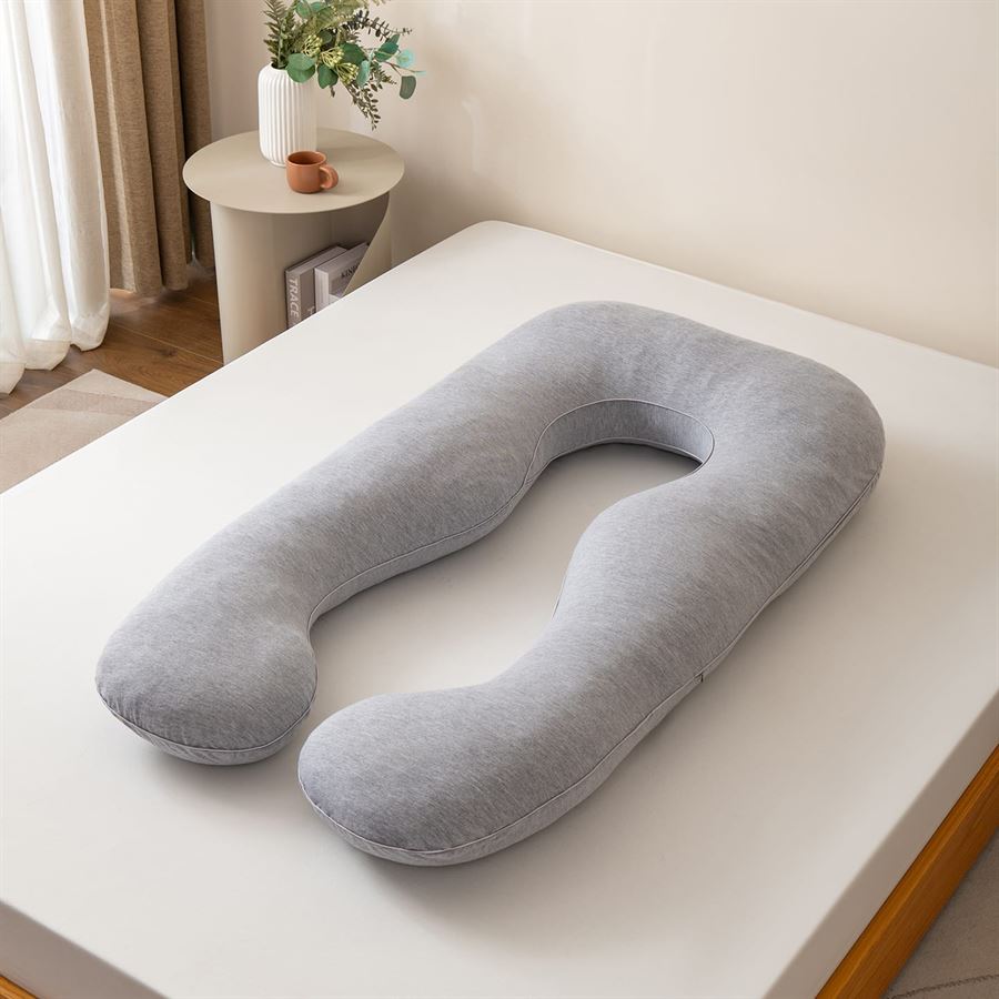 כרית הריון ויסקו מפנקת מבית B.k.import צבע אפור