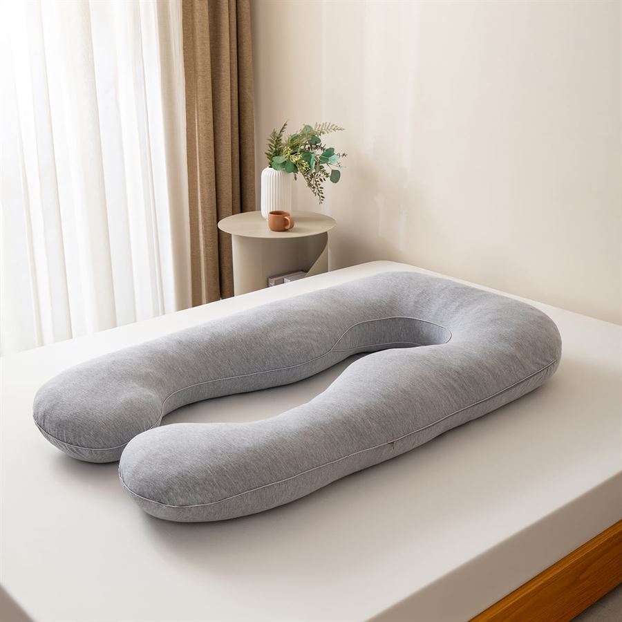 כרית הריון ויסקו מפנקת מבית B.k.import צבע אפור