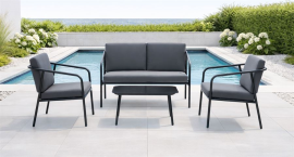 מערכת ישיבה לחצר כולל שולחן תואם דגם Granada במכירה מוקדמת 45 ימי עסקים - argoflex