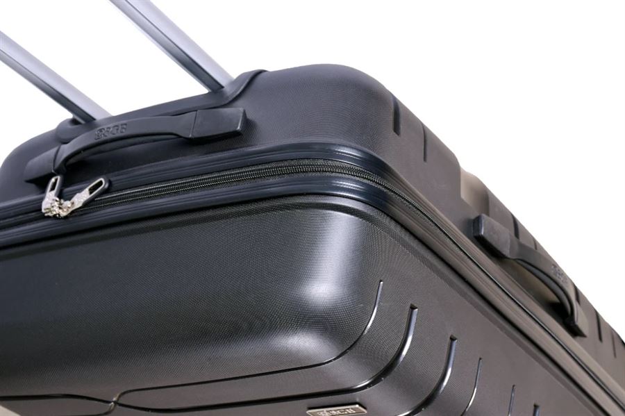 זוג מזוודות קשיחות + סט תיקי אריזה וארגון